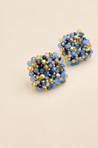 Boucles d'oreilles Dea avec cristaux et hématite : Blumarí