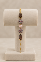 Bracciale ceramica e cristalli
