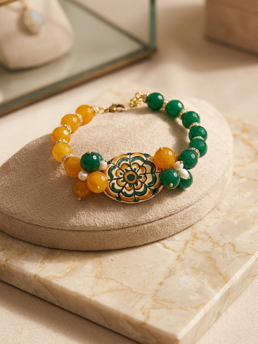 Bracciale ceramica di Caltagirone