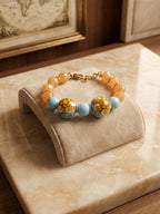 Bracciale con sfere in ceramica di Caltagirone