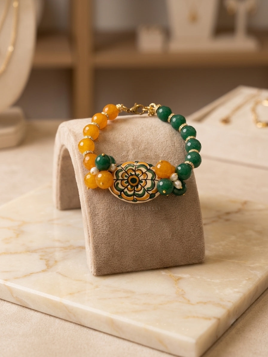 Bracciale ceramica di Caltagirone