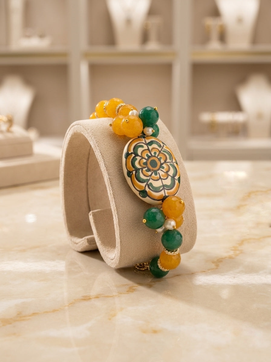 Bracciale ceramica di Caltagirone
