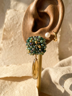 Boucles d'oreilles modèle Dea avec goutte