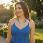 Collana in ceramica di Caltagirone