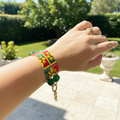 Bracciale rigido in ceramica di Caltagirone