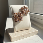Boucles d'oreilles cristaux Dea : Mocaccino