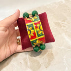 Bracciale rigido in ceramica di Caltagirone