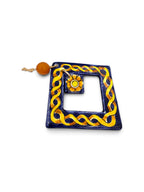 Collier à double pendentif en céramique de Caltagirone