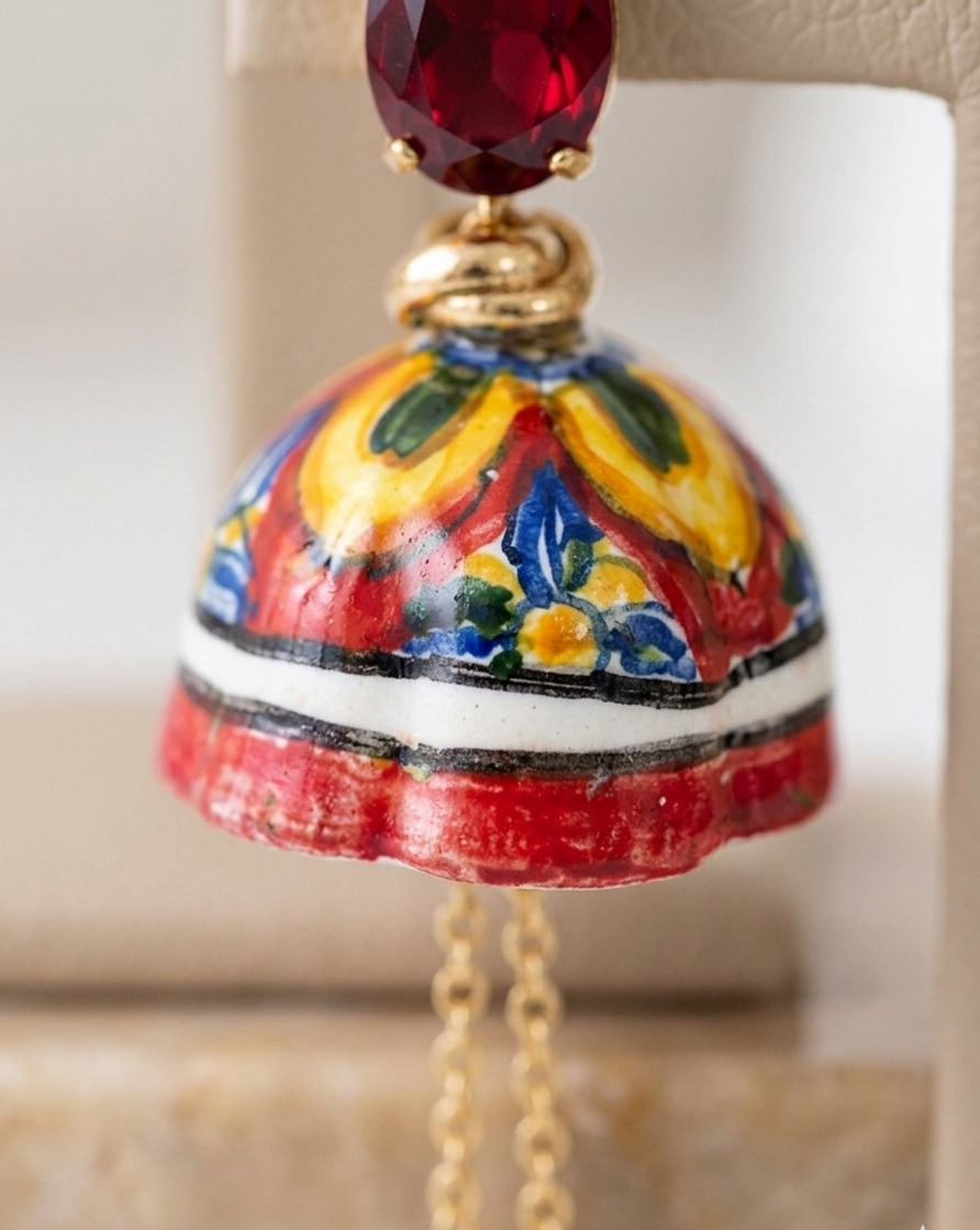 Orecchini in ceramica “I Fimmini”: Ispica