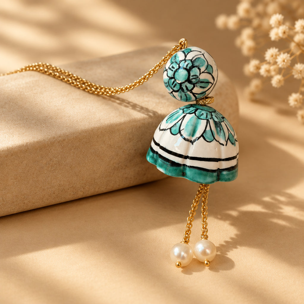 Pendentif en céramique de Caltagirone : Panarea - « I Fimmini »