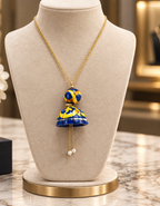 Pendentif en céramique de Caltagirone : Caltagirone - « I Fimmini »