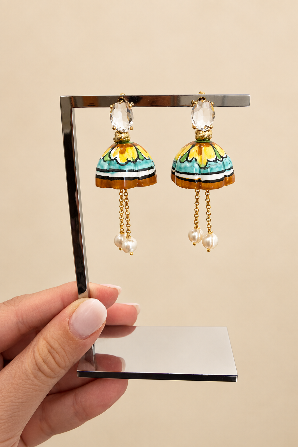 Boucles d'oreilles en céramique « I Fimmini » : Agrigente
