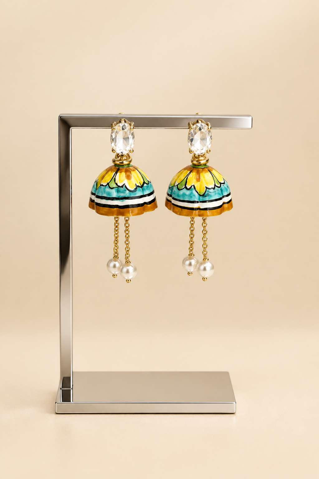 Boucles d'oreilles en céramique « I Fimmini » : Agrigente