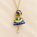 Pendentif en céramique de Caltagirone : Caltagirone - « I Fimmini »
