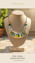 Collana ceramica di Caltagirone