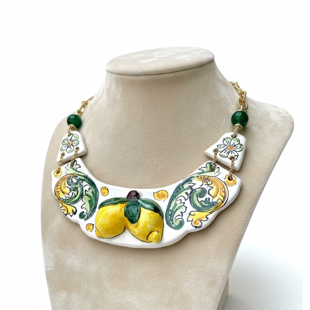 Collana ceramica di Caltagirone