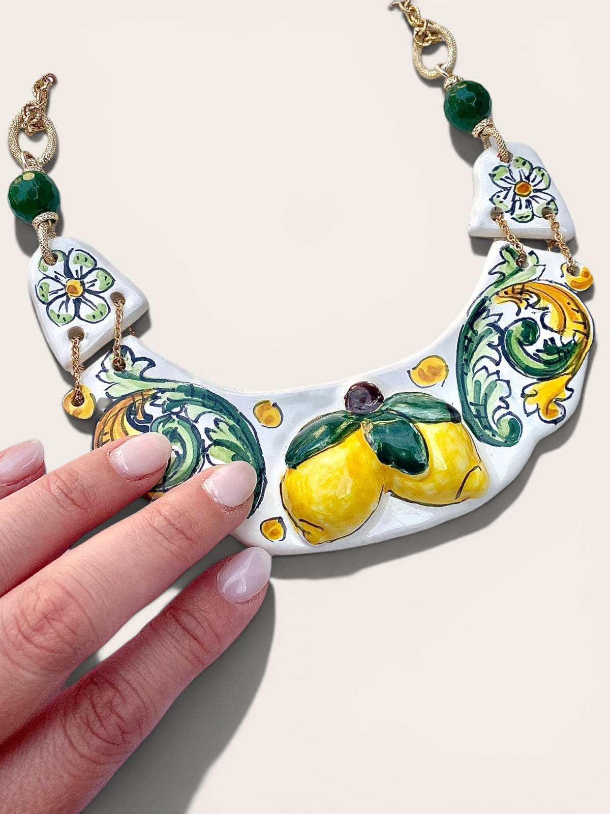 Collana ceramica di Caltagirone